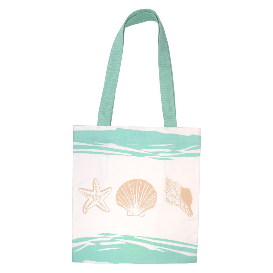 Seashells Market Canvas Tote Bag