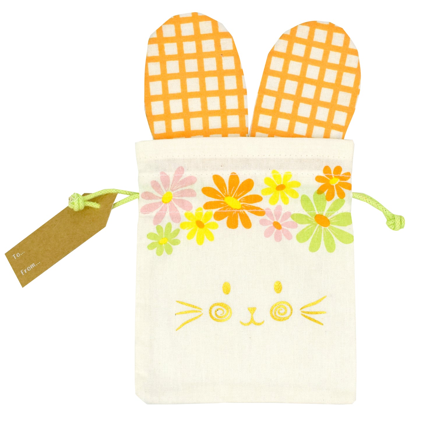 Canvas Bunny Treat Bags