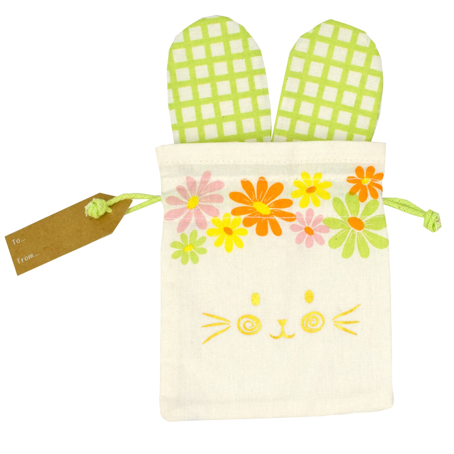 Canvas Bunny Treat Bags