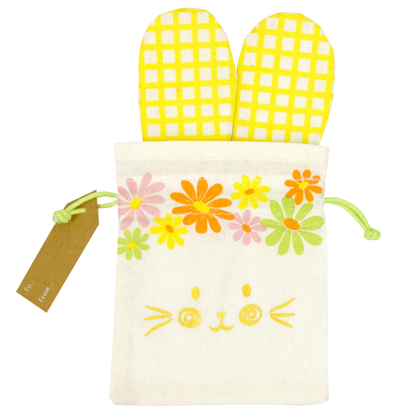 Canvas Bunny Treat Bags