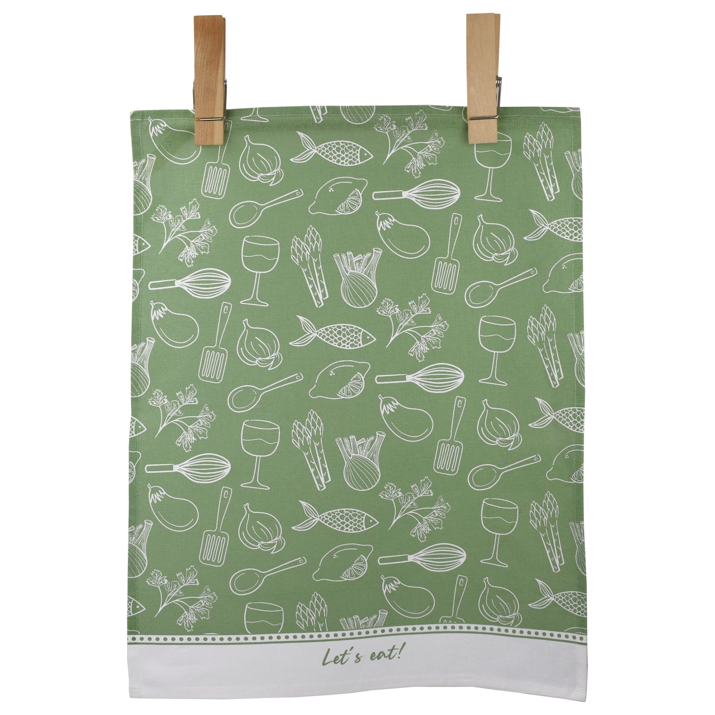 Dish Towel - Let's Eat