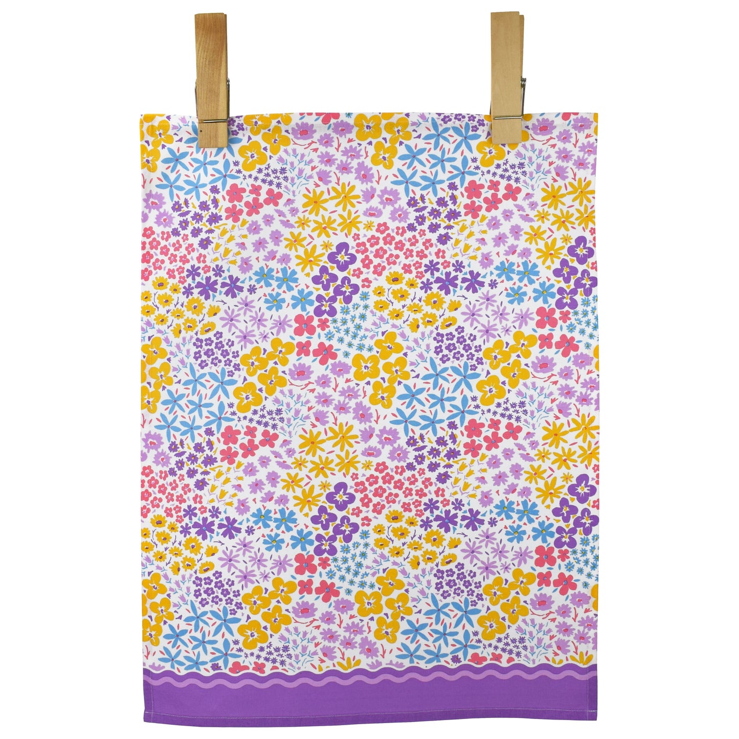 Dish Towel - Patchwork Flowers