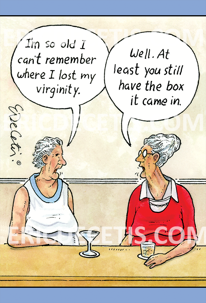 Lost Virginity Birthday Card Eric Decetis 30524