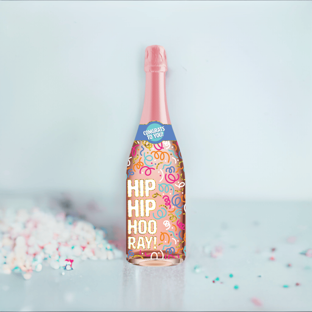 Pictura Congrats Confetti Champagne Sound Card with colorful confetti design and champagne sound buttons for celebrations