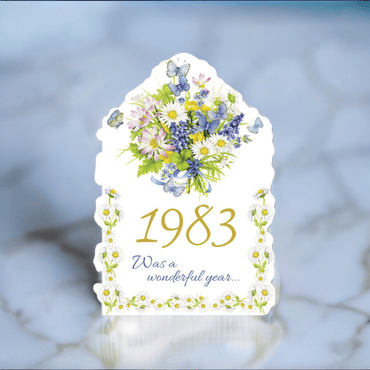 Pictura Year of Birth 1983 card featuring bold design and vintage style, perfect for celebrating the year of birth.