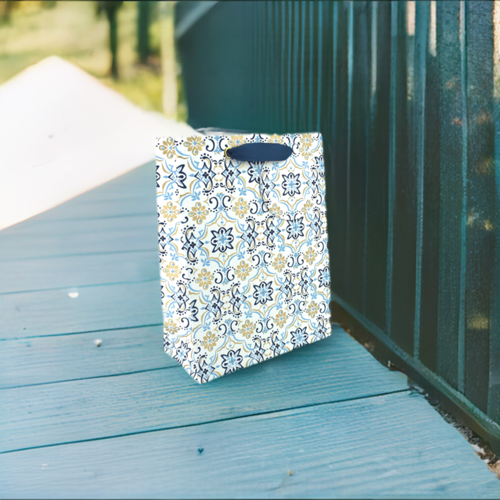 Boho Blue Med Bag
