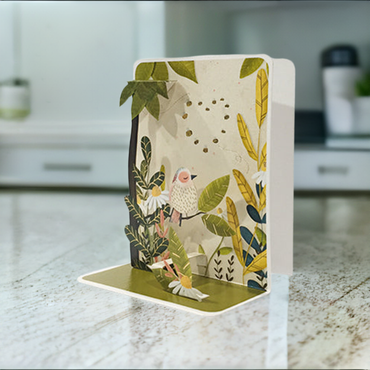 Small Pop Up Cards - Bird