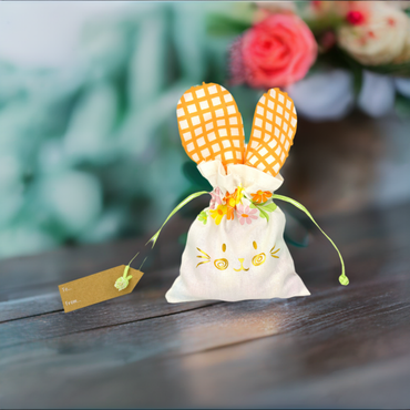 Canvas Bunny Treat Bags