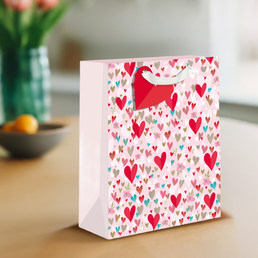 Med Gift Bags - Flowers & Hearts