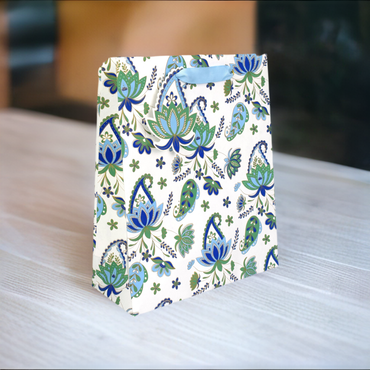 Paisley Blue Large Bag