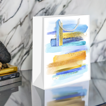 Med Gift Bags - Blue/Gold
