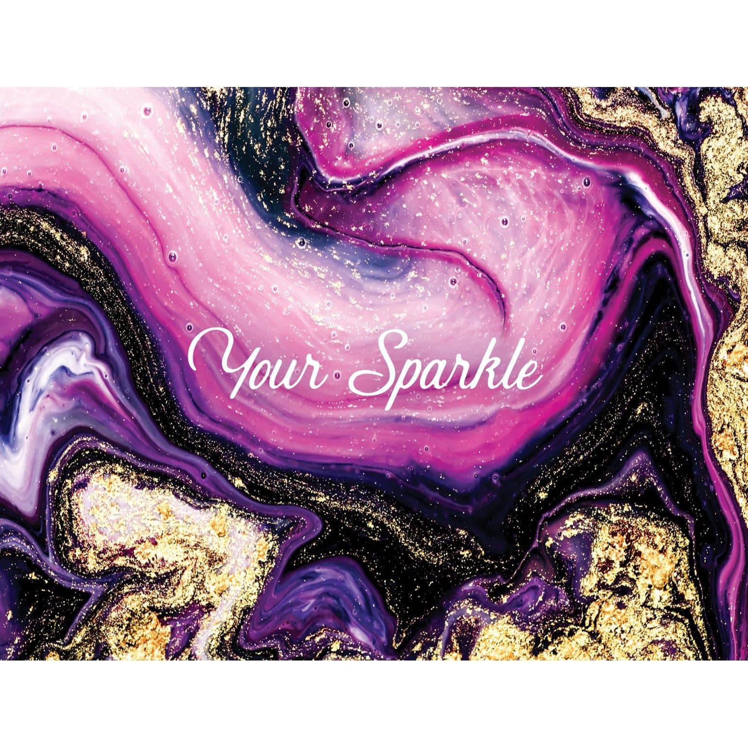 Sparkle birthday card from Pictura featuring colorful designs and heartfelt message, perfect for sending wishes to someone special.