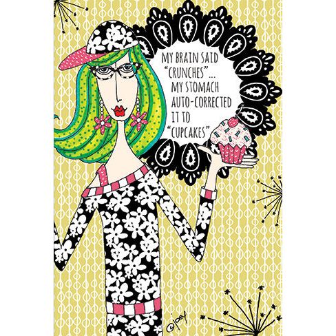 Birthday Card My brain said Crunches Dolly Mamas - Cardmore
