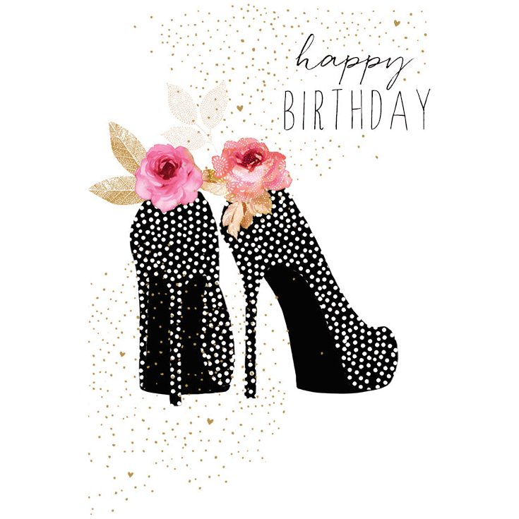 Heels Birthday Card Sara Miller - Cardmore