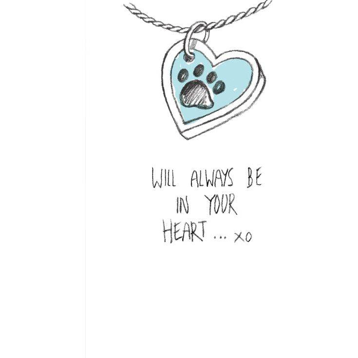 Pictura Xo Sympathy Card for pet loss, featuring comforting design, part of the Everyday Cards collection, suitable for expressing condolences.