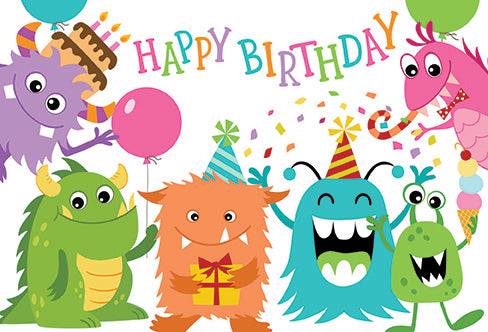 Pictura Occasions BD Child everyday greeting card featuring colorful birthday design with cheerful illustrations