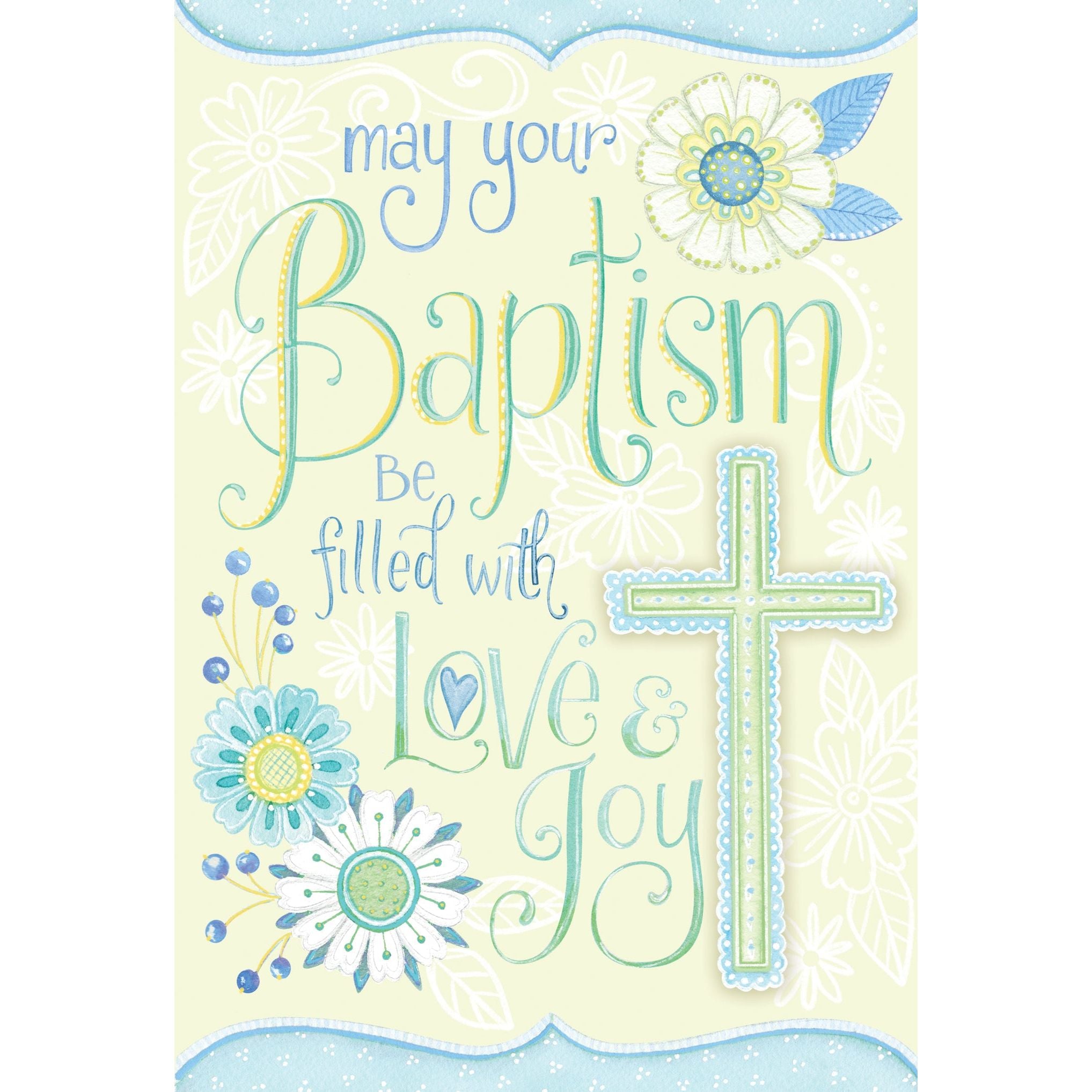 Baptism Card Love & Joy - Cardmore