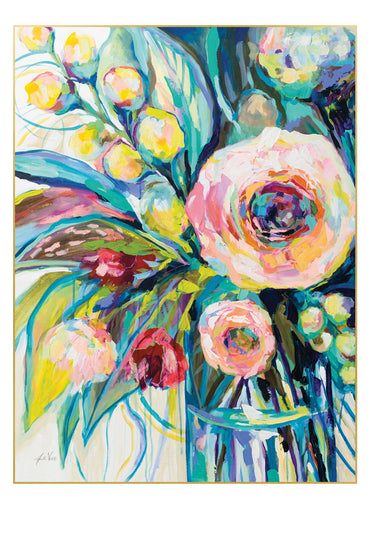 Pink Delights birthday card by Pictura featuring cheerful pink design, perfect for celebrating birthdays.