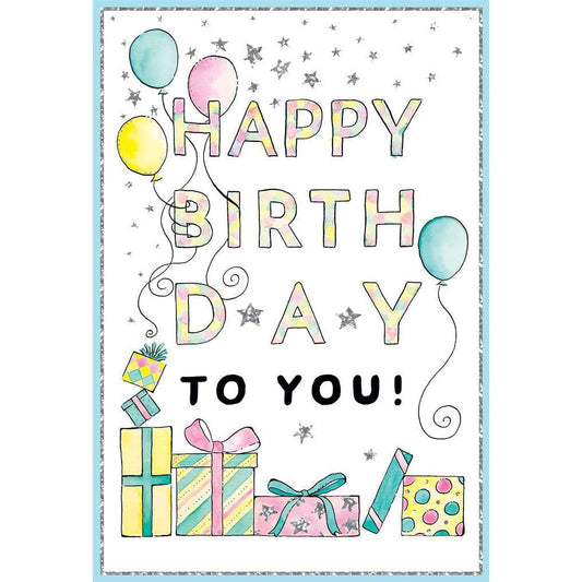 Pictura Happy Birthday To You birthday card with colorful festive design, perfect for celebrating special occasions.
