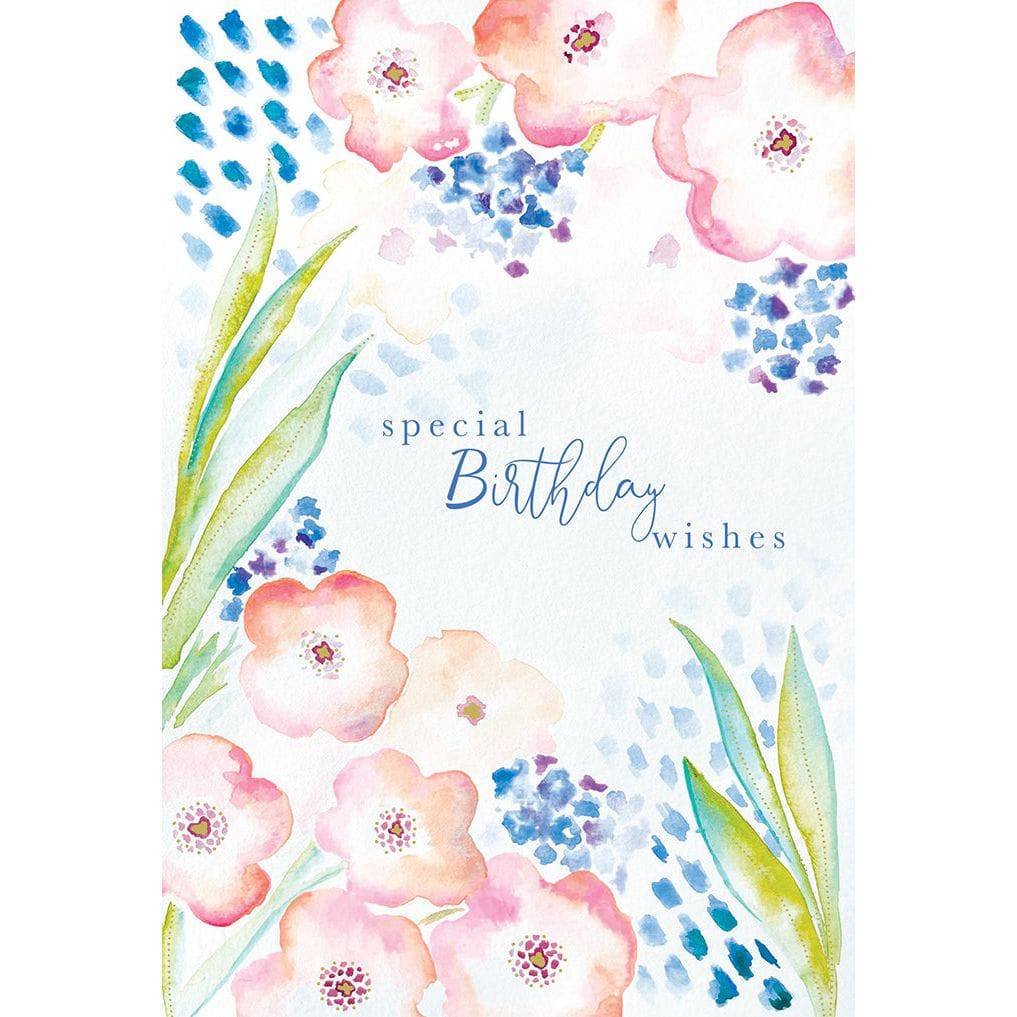 Pictura Bloom Happy Birthday To You birthday card with colorful floral design and cheerful greeting for special occasions