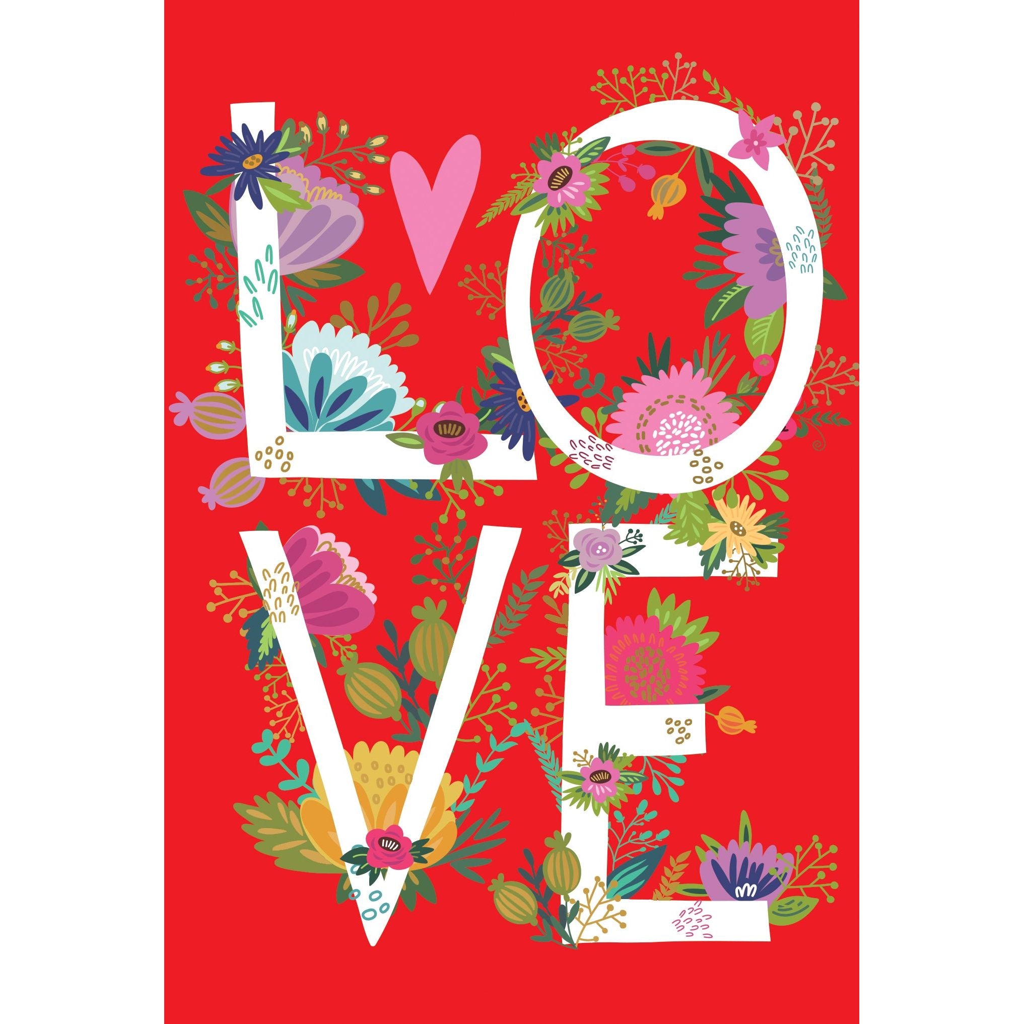 Garden Of Love Valentine's Day Card