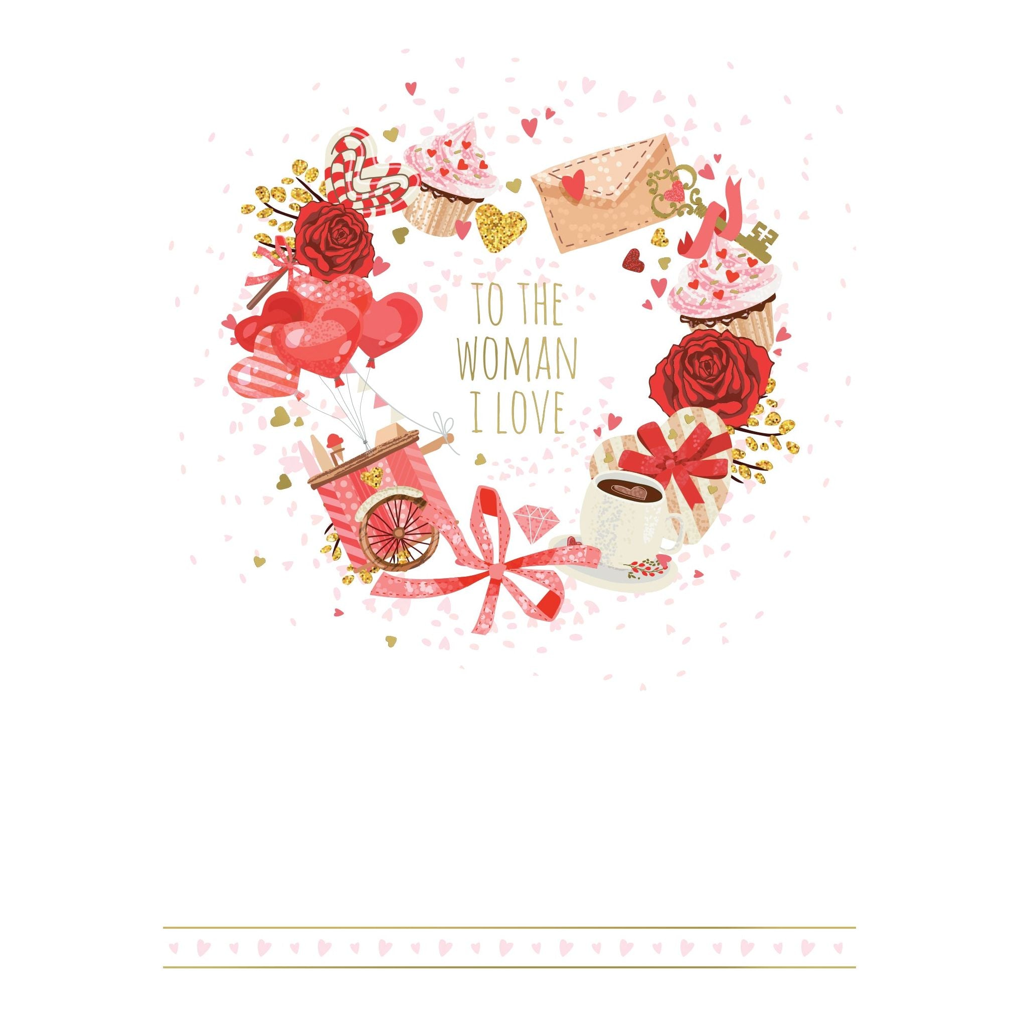 Valentine Icons Valentine's Card Woman I Love - Cardmore