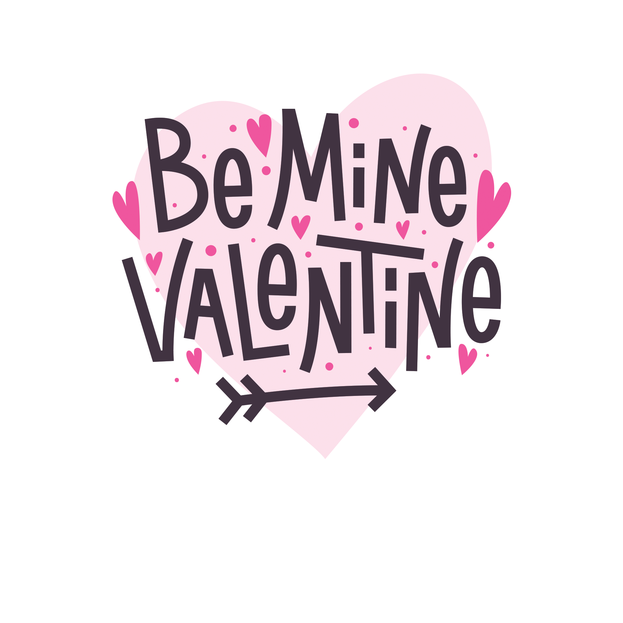 Be Mine Valentine Valentine's Day Card