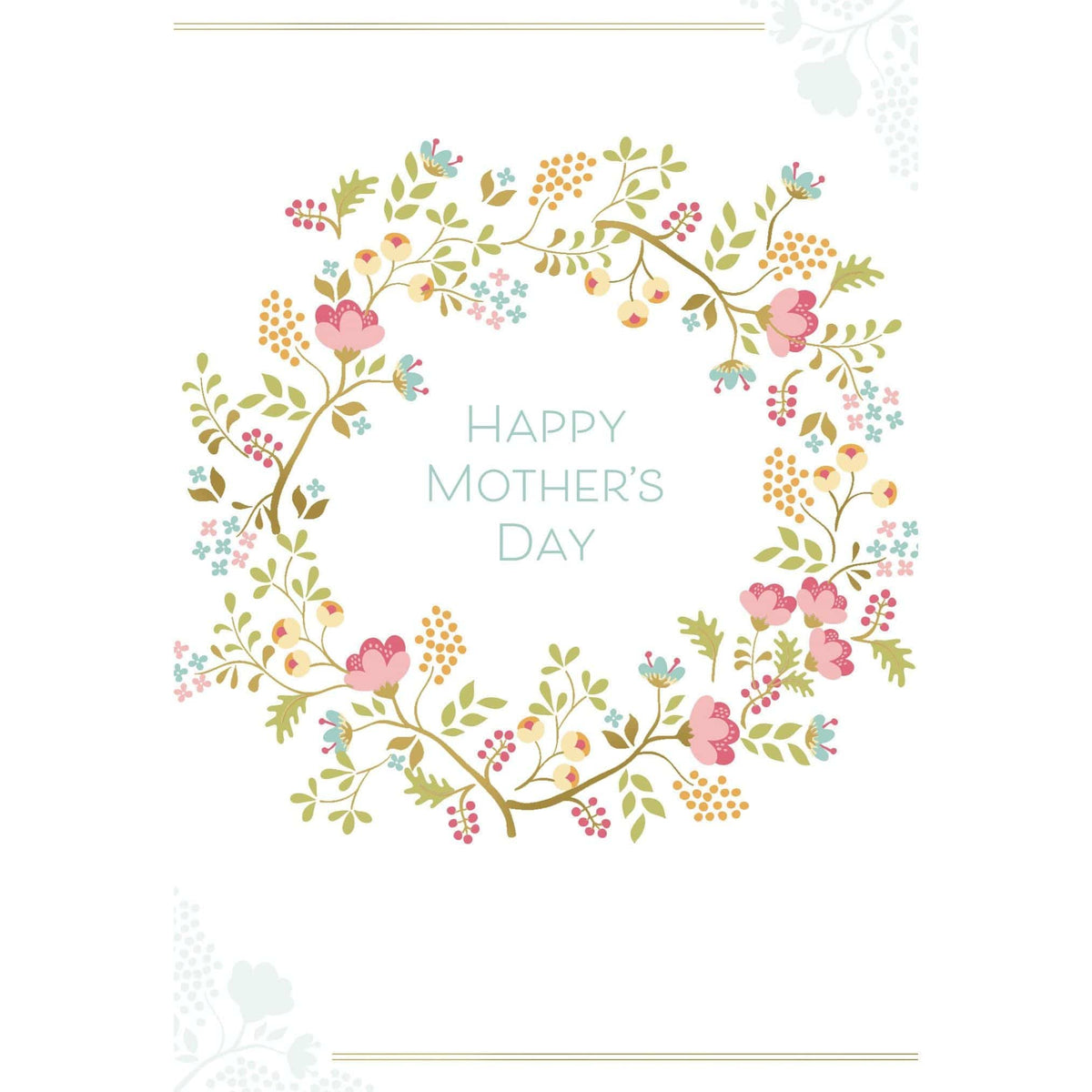 Pictura Mother's Day card featuring delicate branch illustrations, designed for celebrating moms with elegant floral artwork.