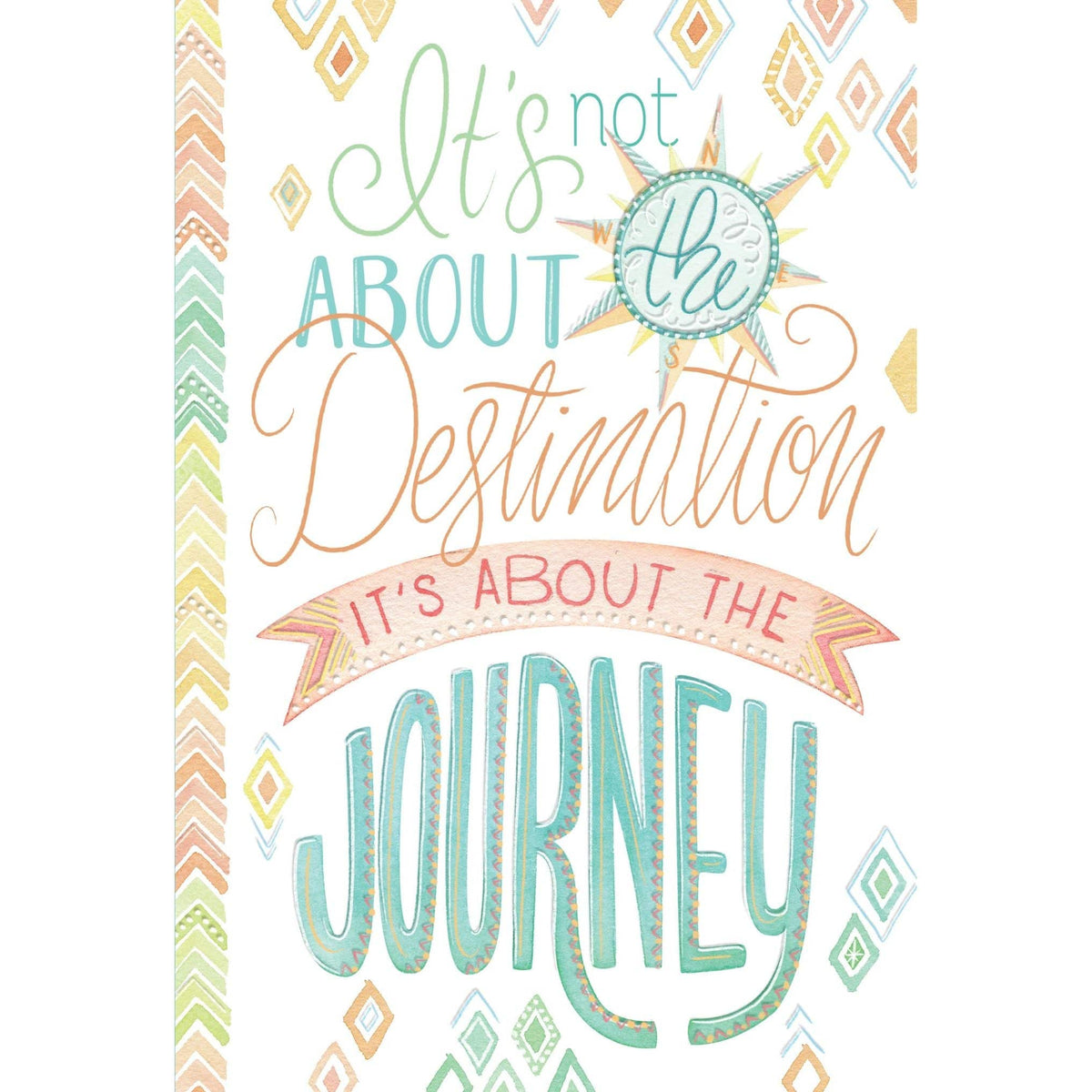 Pictura The Journey Graduation Card for high school graduation with colorful design and celebratory message.