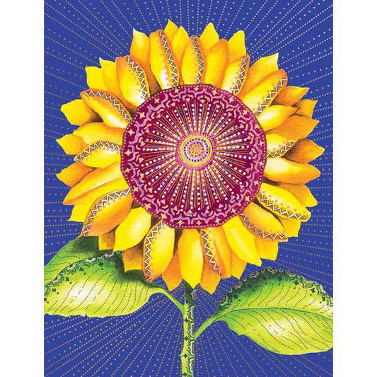 Pictura Sunflower Purse Pad showing a soft, cushioned interior with sunflower design, designed to protect handbags from stains and scratches.