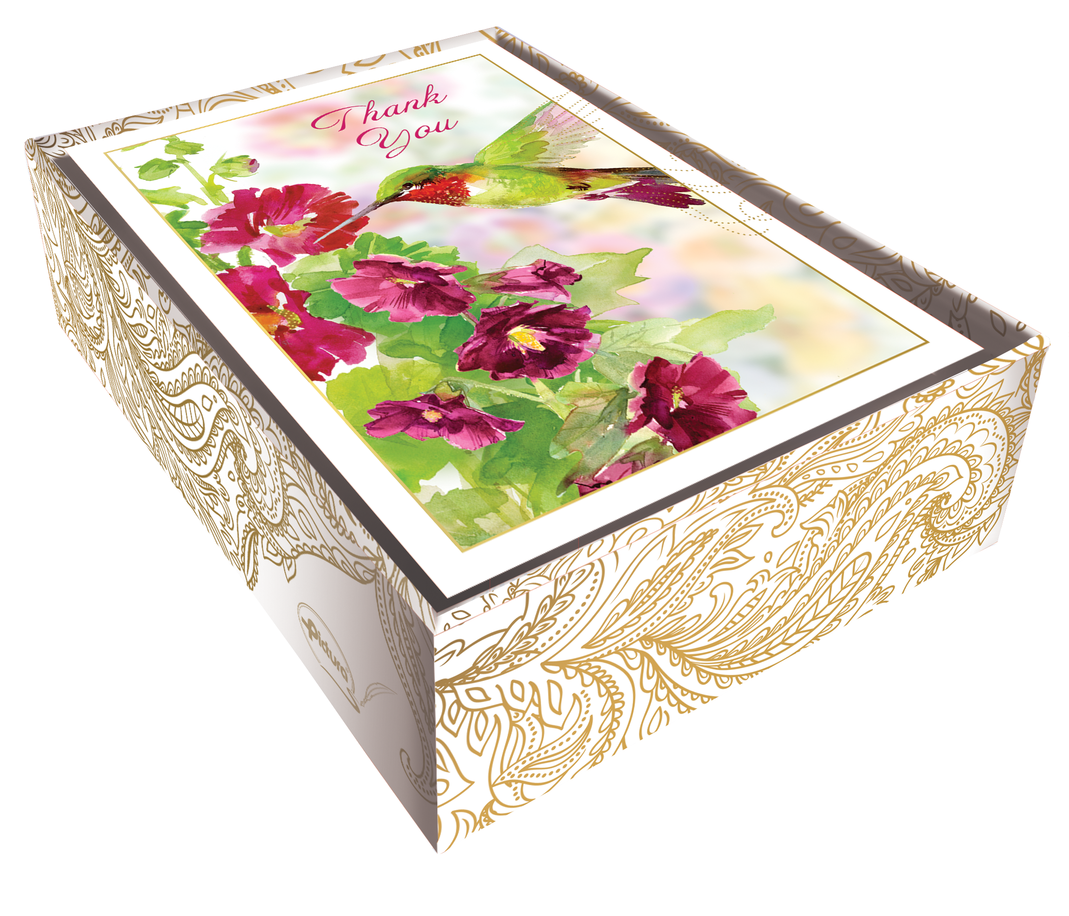 Hummingbird Boxed Thank You Notes - Cardmore