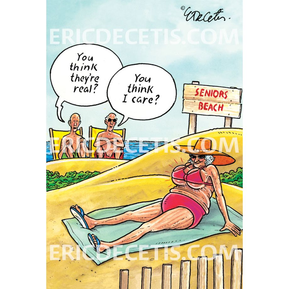 Senior Beach Birthday Card Eric Decetis 30022 – Cardmore