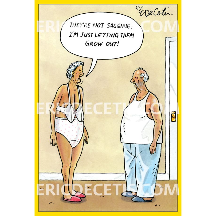 Birthday Card Eric Decetis Saggy Boobs 30356 - Cardmore