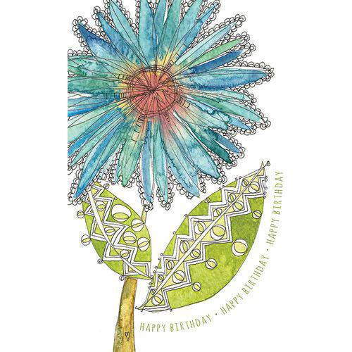 Pictura Jazzy Leaves birthday card featuring vibrant leaf illustrations, perfect for celebrating special occasions.
