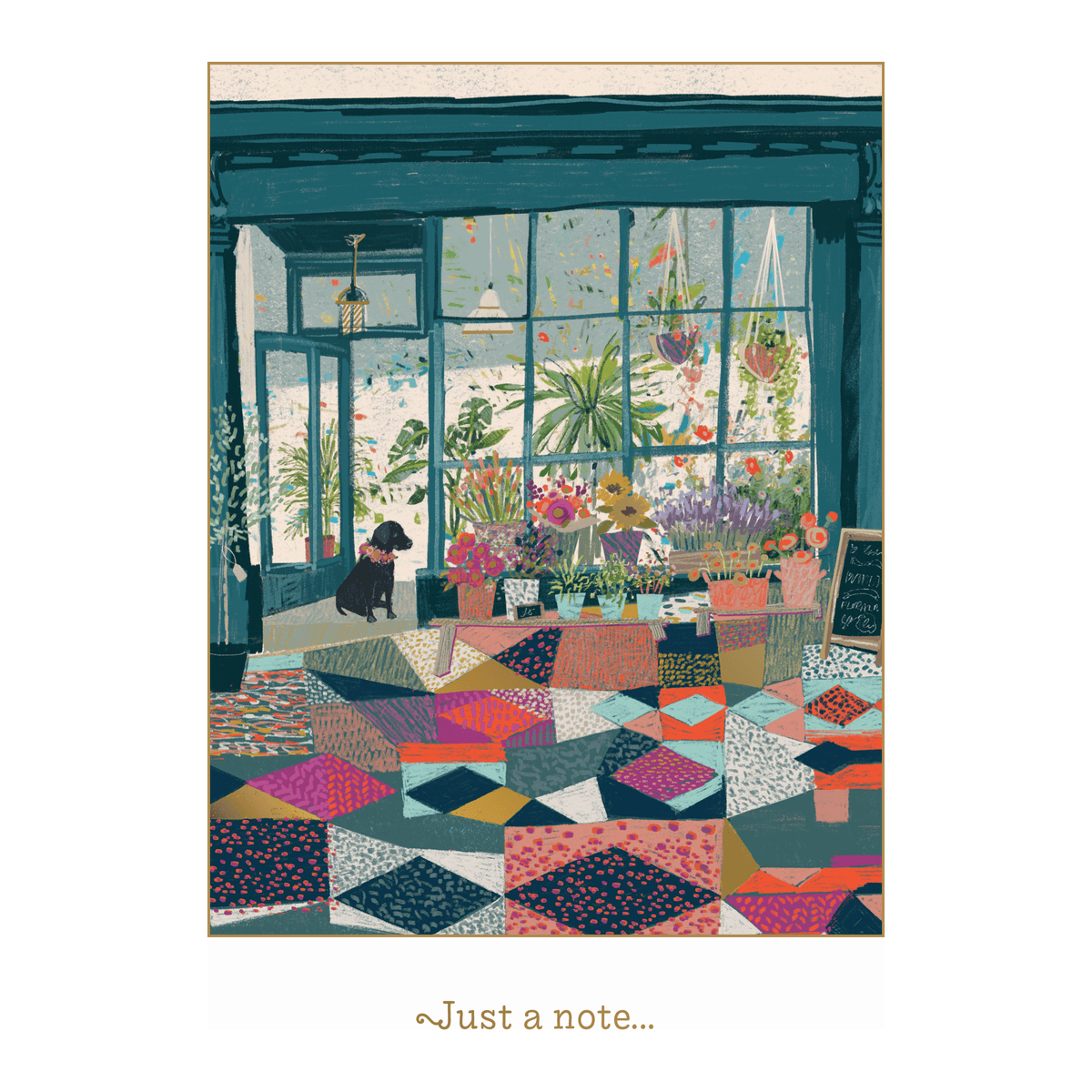Blank note card from Pictura's everyday cards collection, featuring a simple, elegant design for special occasions or everyday notes.