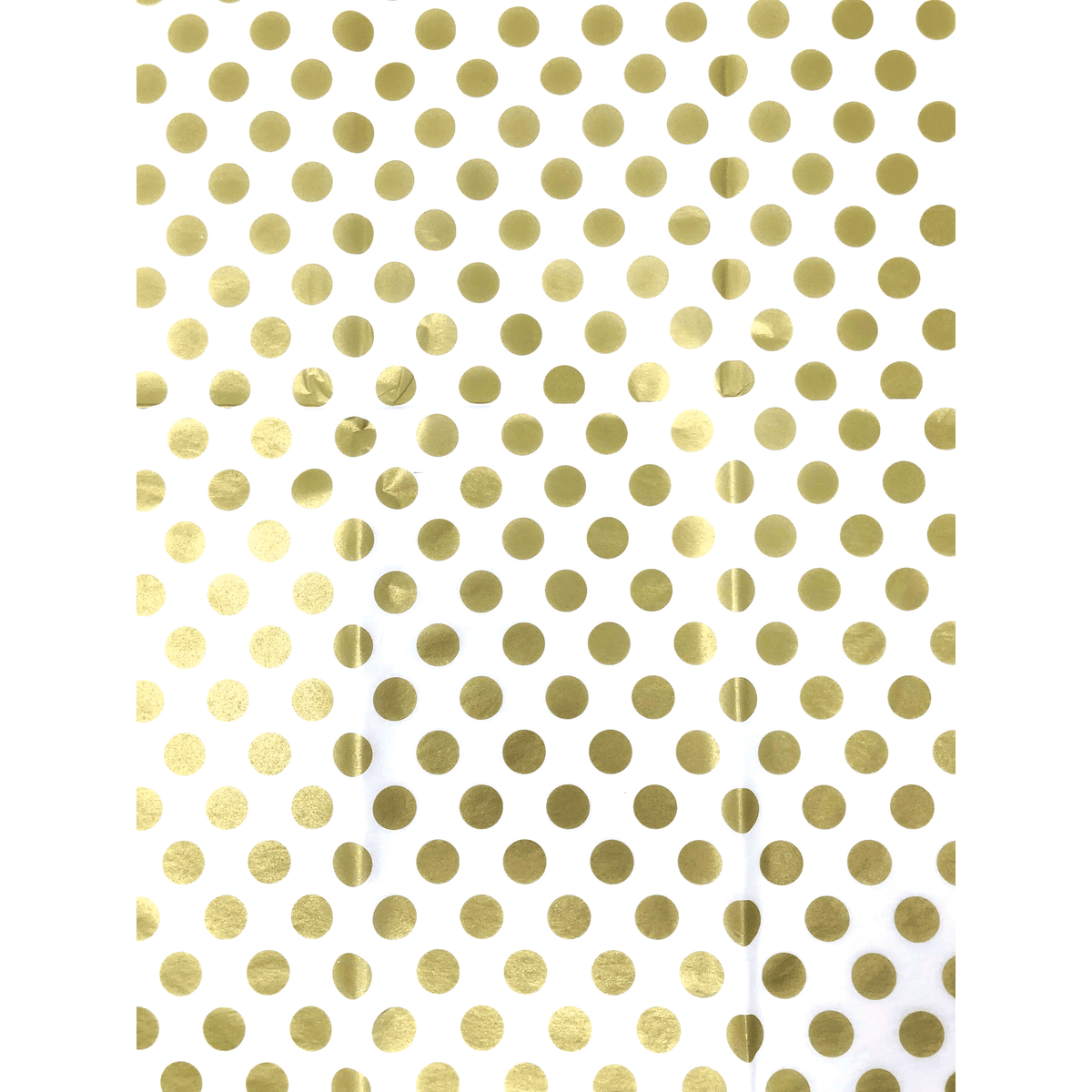 Gold dot tissue paper by AB PICTURA, decorative wrapping paper with gold dot pattern and soft, lightweight texture.