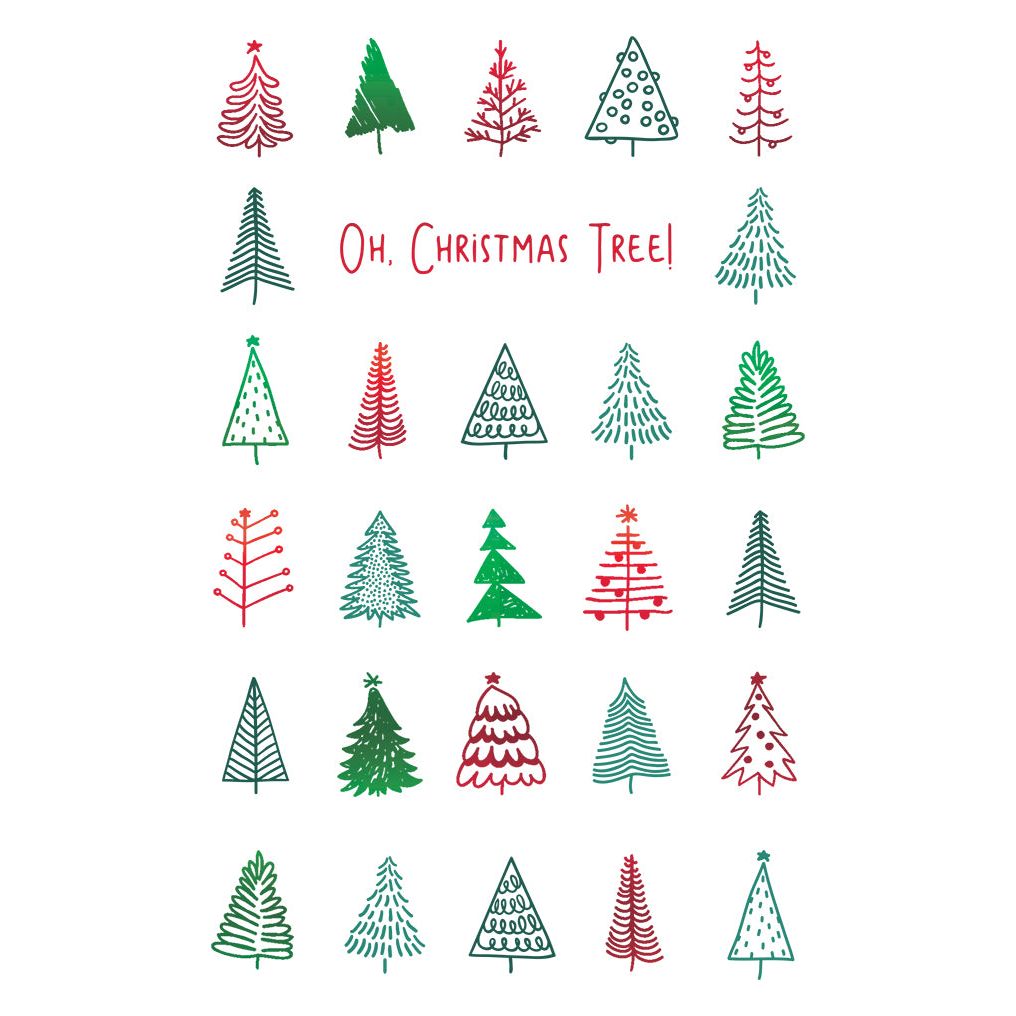 Tiny Trees Christmas Card