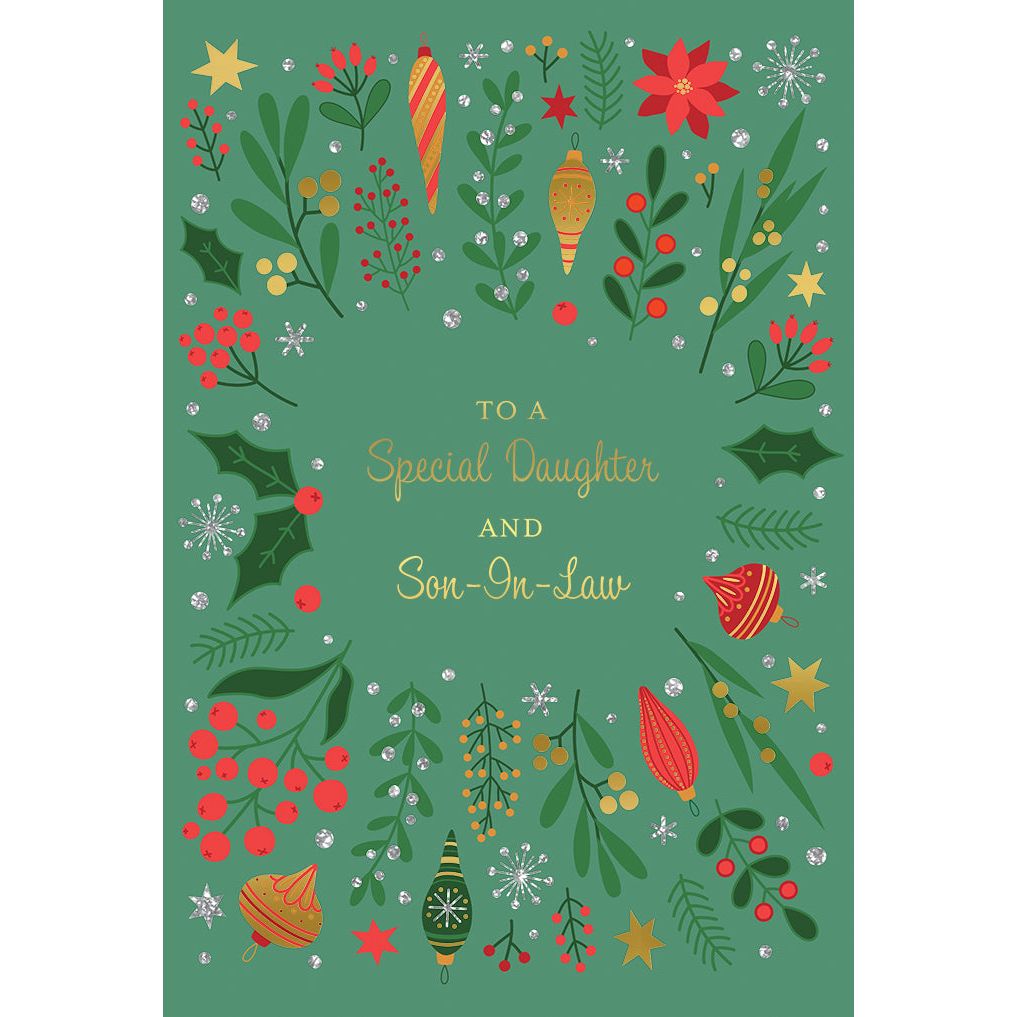 Seasons Of Joy Christmas Card Daughter & Son-In-Law