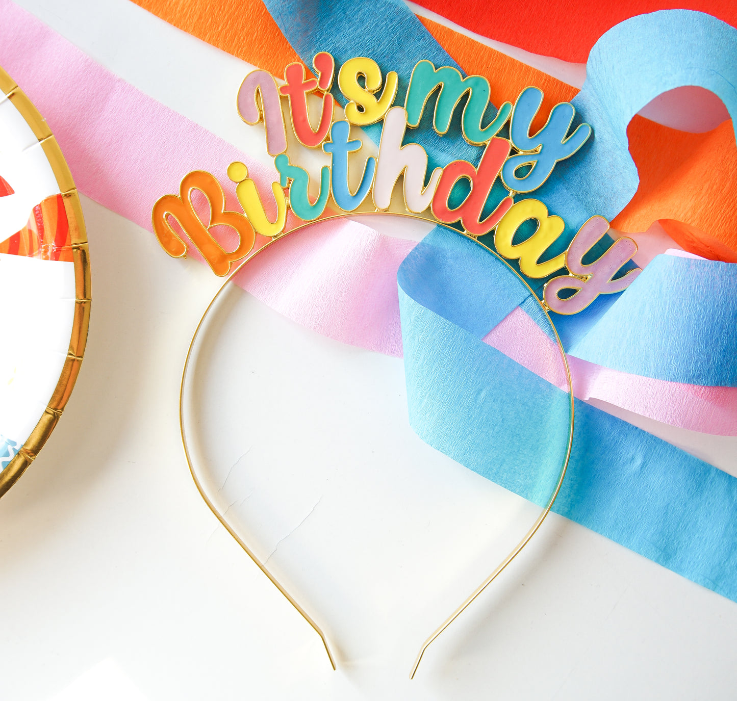 Birthday Metal Headband