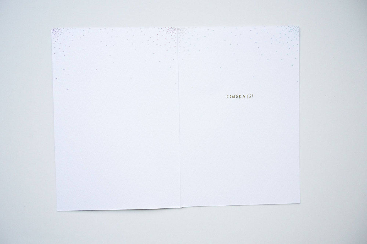 Pictura Shining Star Congratulations Card with a starry design, perfect for celebrating achievements and special occasions.