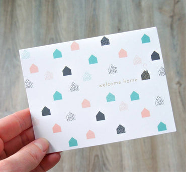 Pictura From Me To You New Home card with floral design and heartfelt message for celebrating a new house.