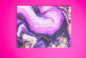 Pictura Sparkle Birthday Card with festive design, featuring glitter accents and heartfelt message, from me to you.