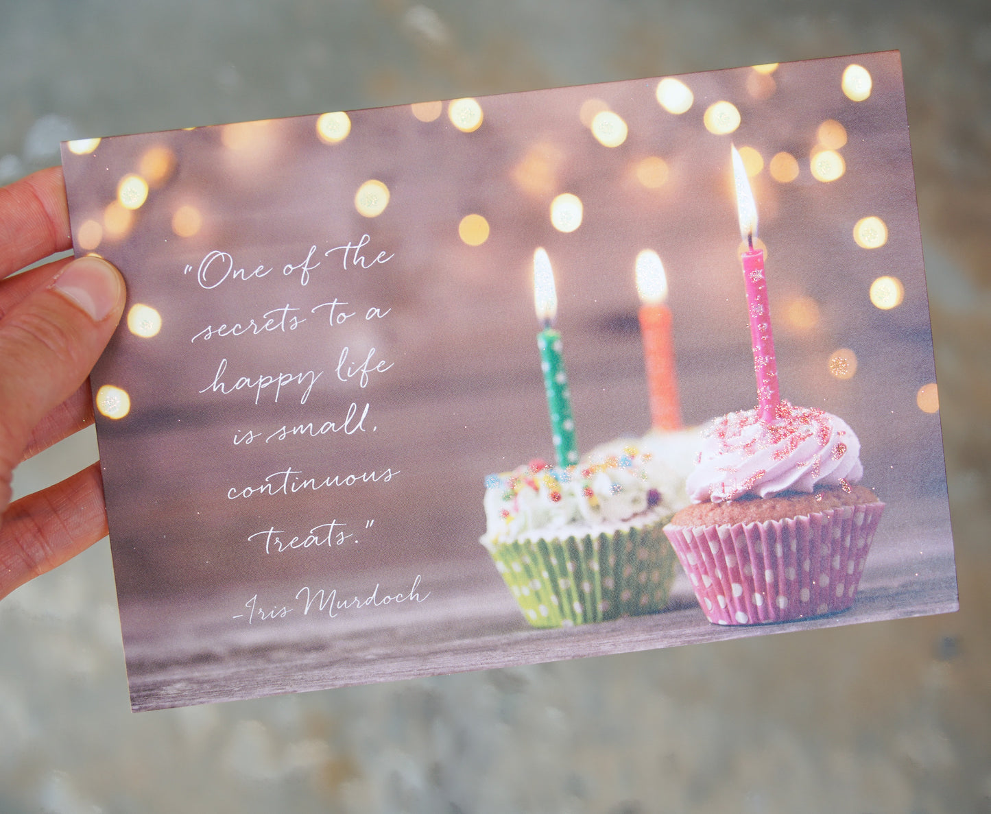 Polka Dot Cupcakes Birthday Card - Cardmore
