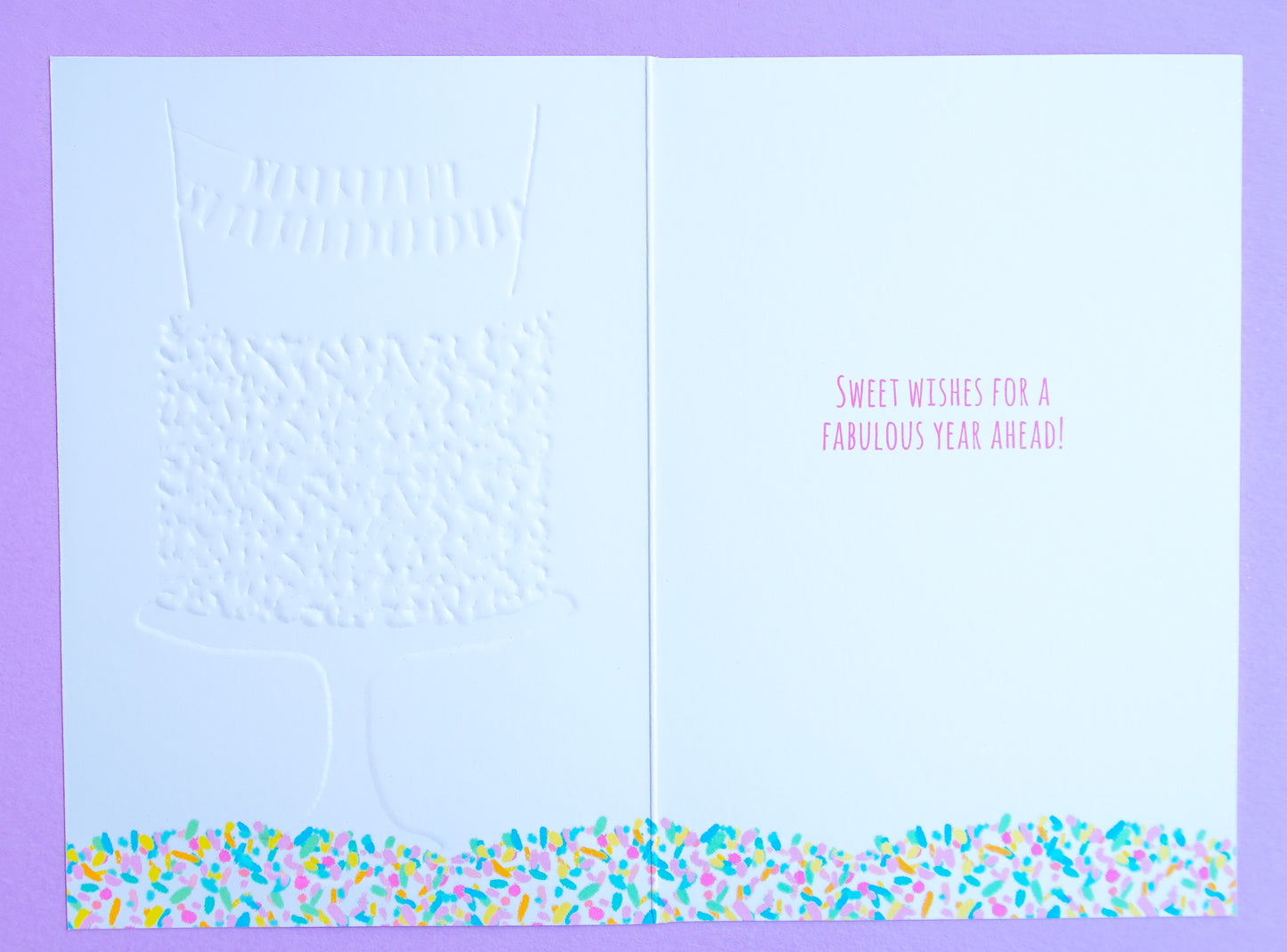 Sprinkle Cake Birthday Card - Cardmore