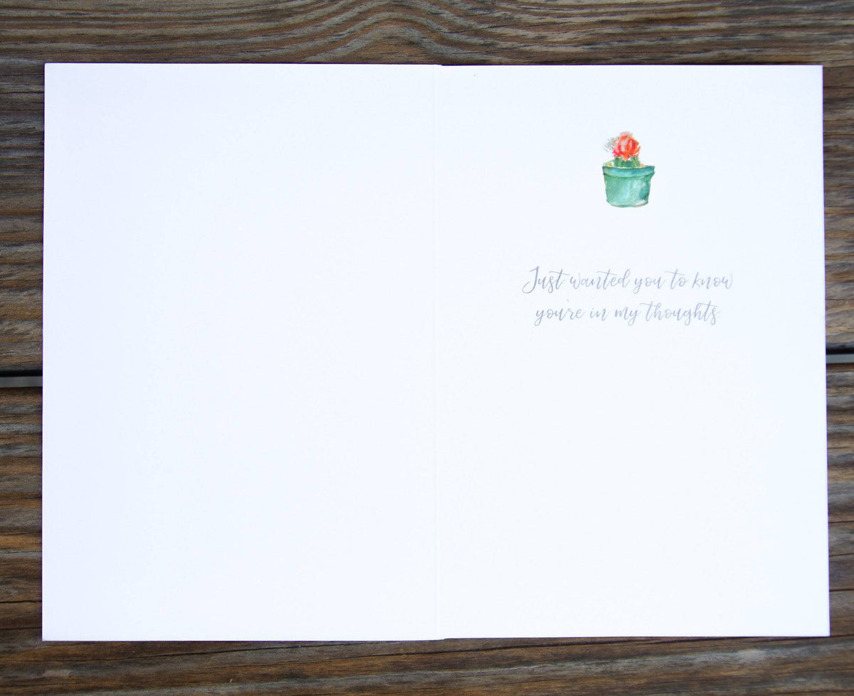Pictura Thinking Of You Kitten card from the Everyday Cards collection, featuring a cute kitten and heartfelt message.