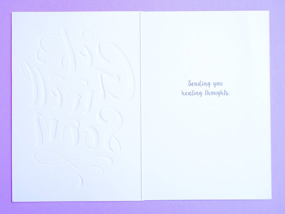Pictura Get Well occasion everyday card with cheerful design and floral accents, perfect for sending well wishes.