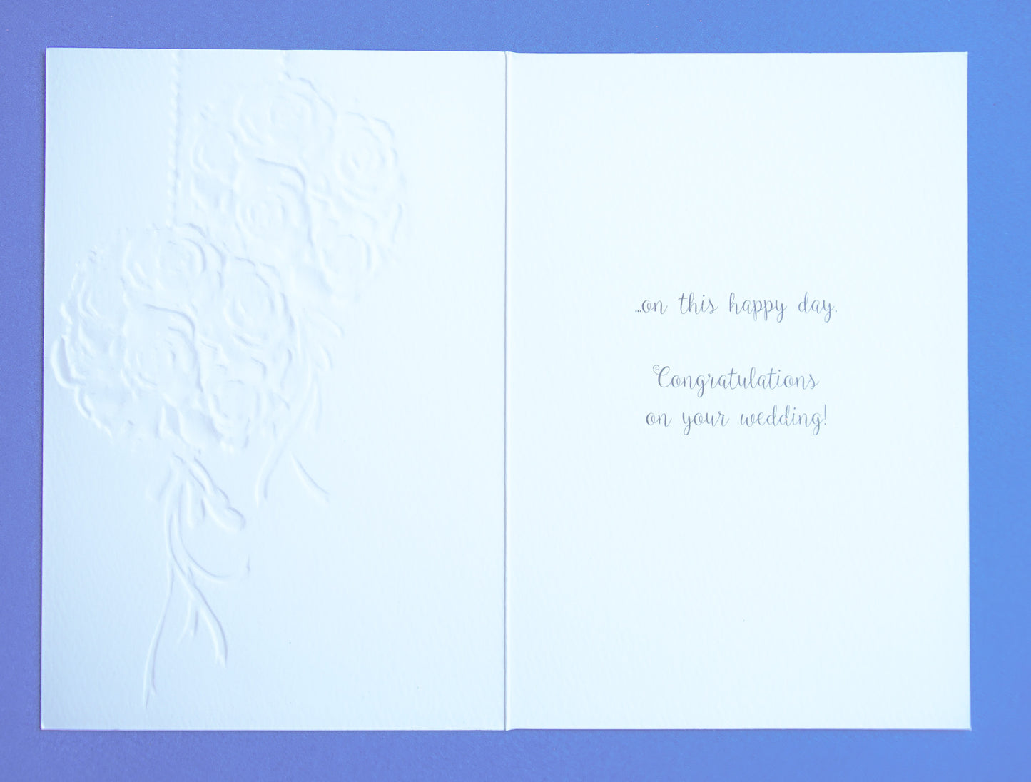 White Rose Ornaments Wedding Cards Sienna's Garden - Cardmore