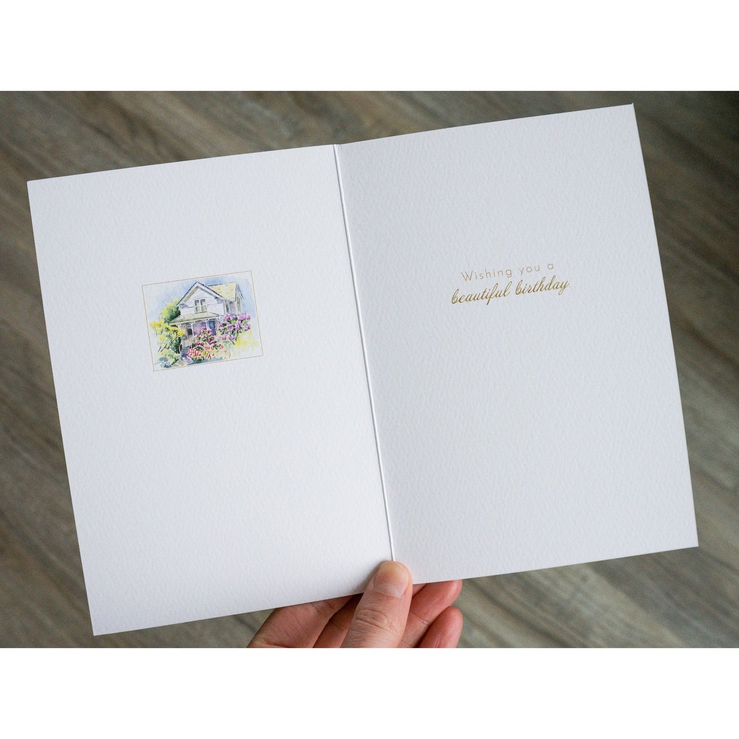 Lilac House Birthday Card - Cardmore