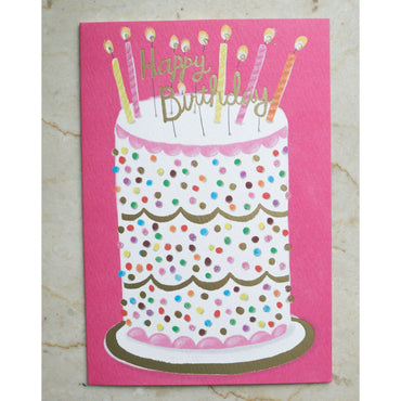 Tall Cake Birthday Card - Cardmore