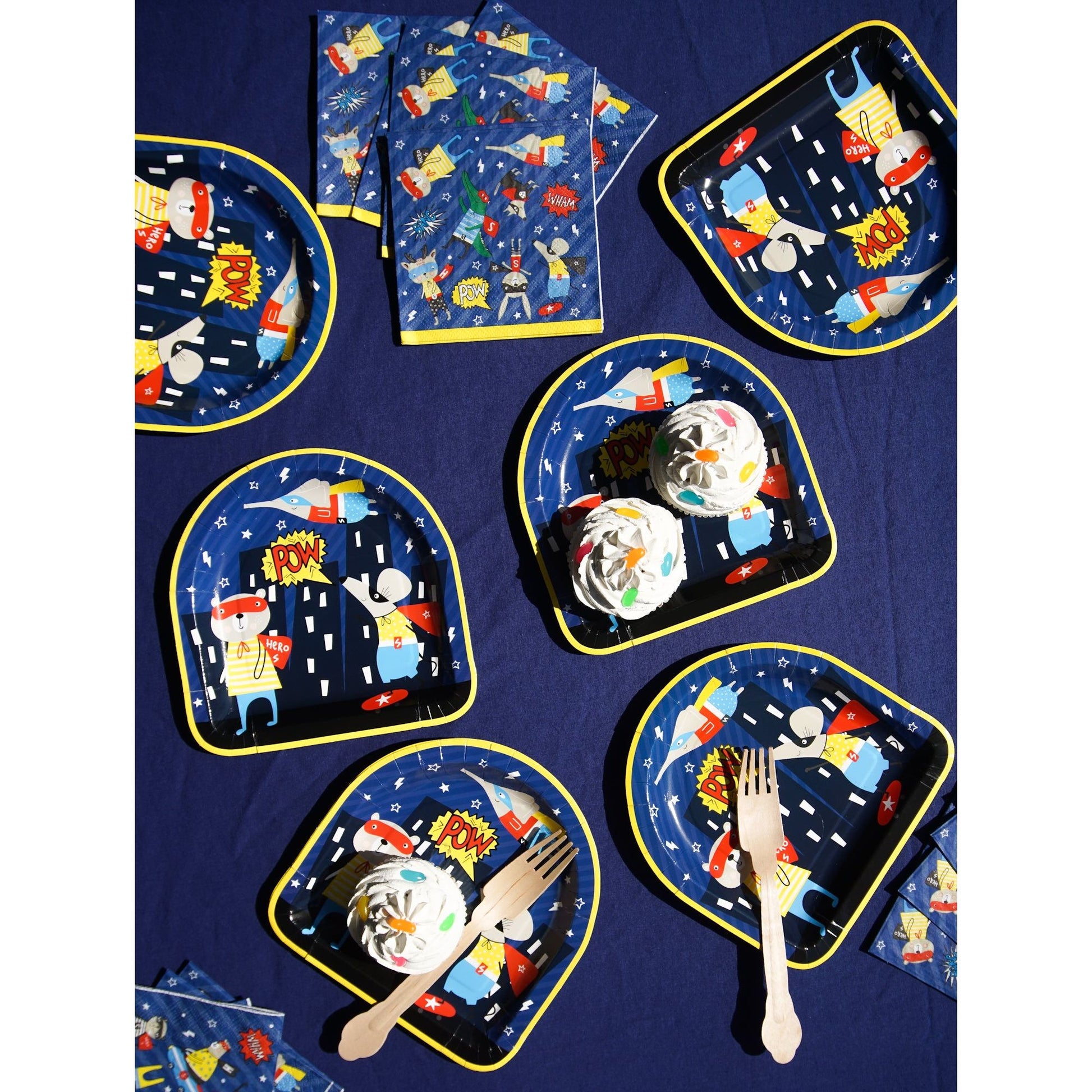 Super Heroes Cocktail Napkins Party Partners - Cardmore